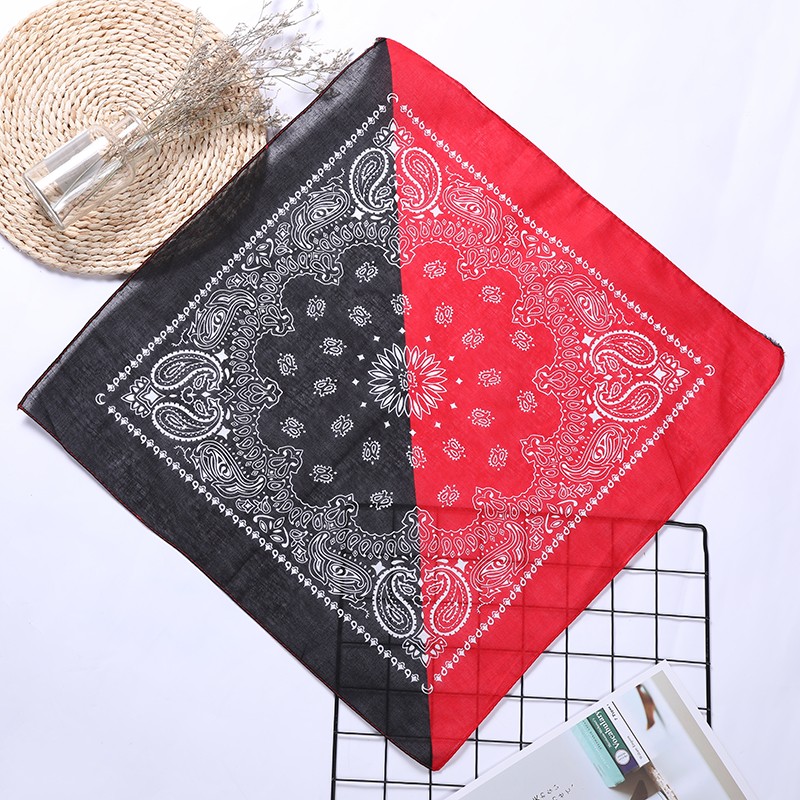 Hao Hao Headscarf Manufacturers Direct For Europe And The United States Men And Women Outdoor Sports Headscarf Hip Hop Cotton Patchwork Small Square Wholesale Magic Headscarf undefined