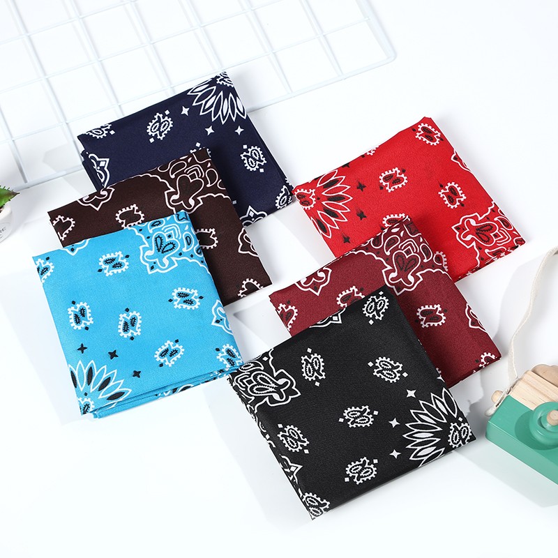 Hao Hao Headscarf Manufacturers Directly For Europe And The United States Men And Women Outdoor Sports Headscarf Hip-Hop Dance Polyester Double Cashew Nut Wholesale Magic Headscarf undefined