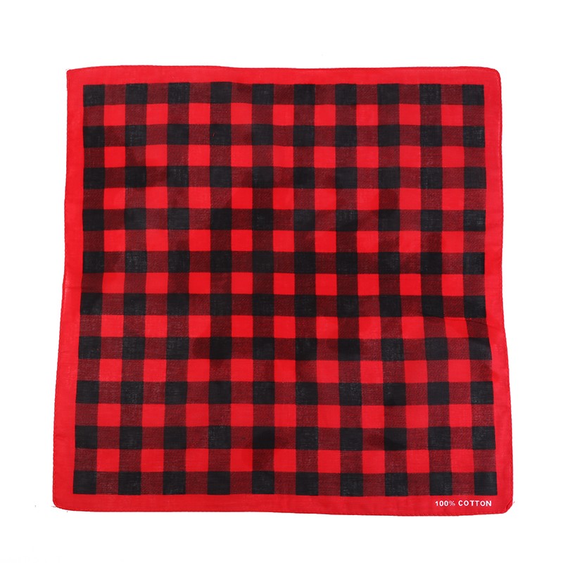 Hao Hao Headscarf Manufacturers Direct For Europe And The United States Men And Women Outdoor Sports Headscarf Hip-Hop Hip-Hop Cotton Checkered Small Square Wholesale Magic Headscarf undefined