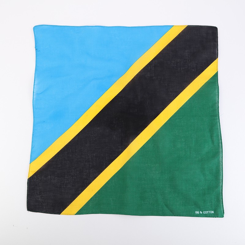 Hao Hao Headscarf Manufacturers Direct For Europe And America Men And Women Outdoor Sports Headscarf Hip-Hop Cotton Flag Square Wholesale Magic Headscarf undefined