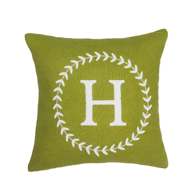 Nordic-style letter-shaped pillow cushion cover, simple and modern sofa office backrest sample room headboard pillow cover detail image 5