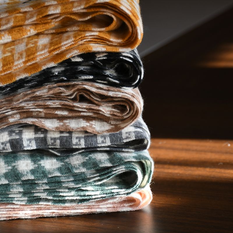 Hao Hao Headscarf Manufacturers Direct Korean Version Of Small Fragrant Style Child Scarf Female Winter Students Fashion Shawl Thickened Neck Cute Girl Spot Wholesale details Picture