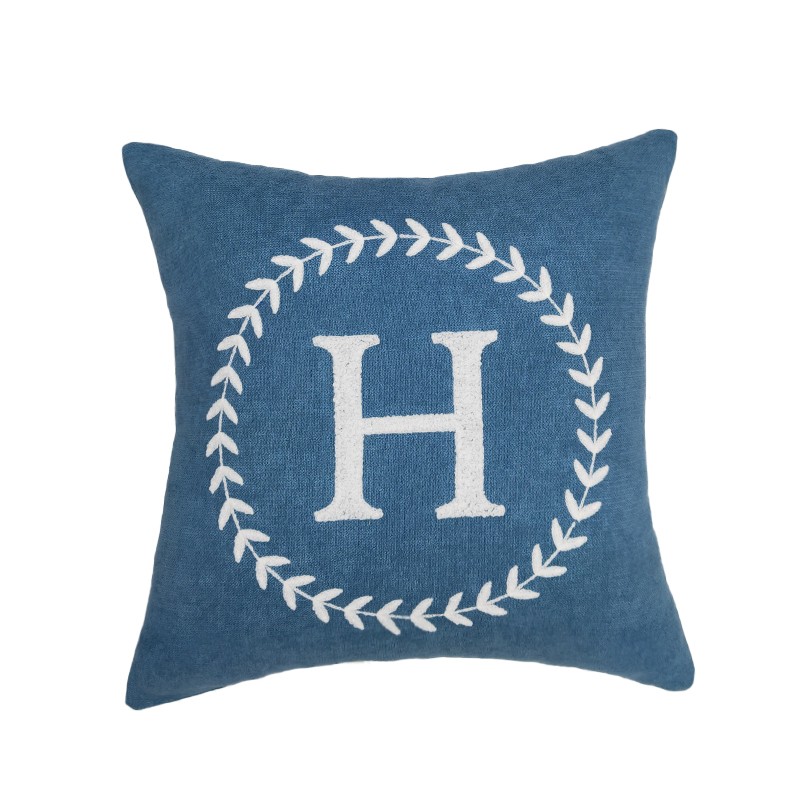 Nordic-style letter-shaped pillow cushion cover, simple and modern sofa office backrest sample room headboard pillow cover detail image 4