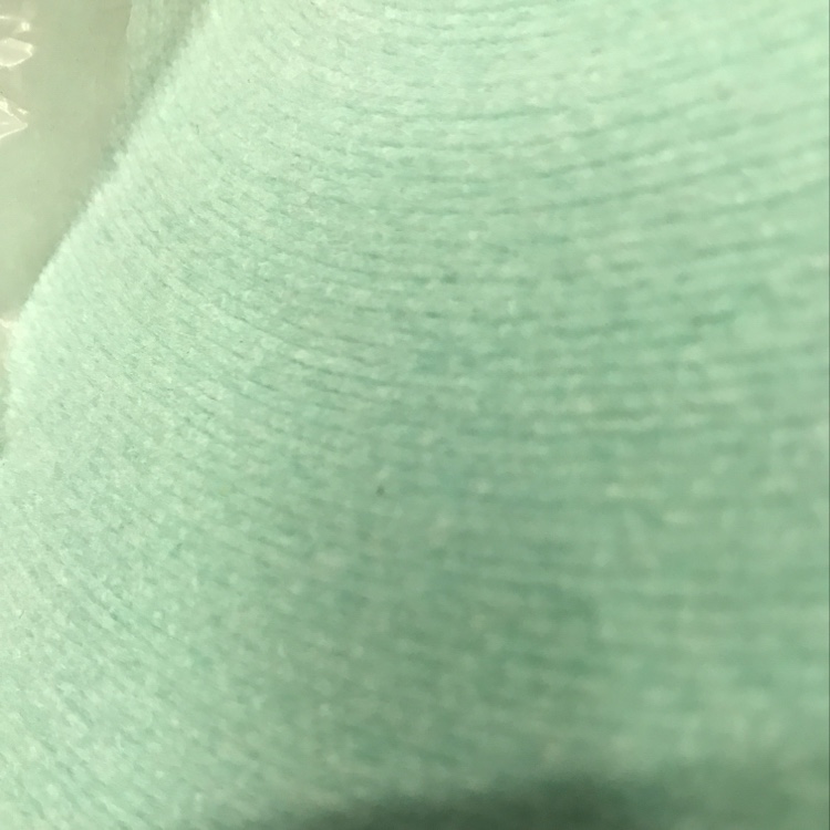 The felt fabric is light lake green details Picture