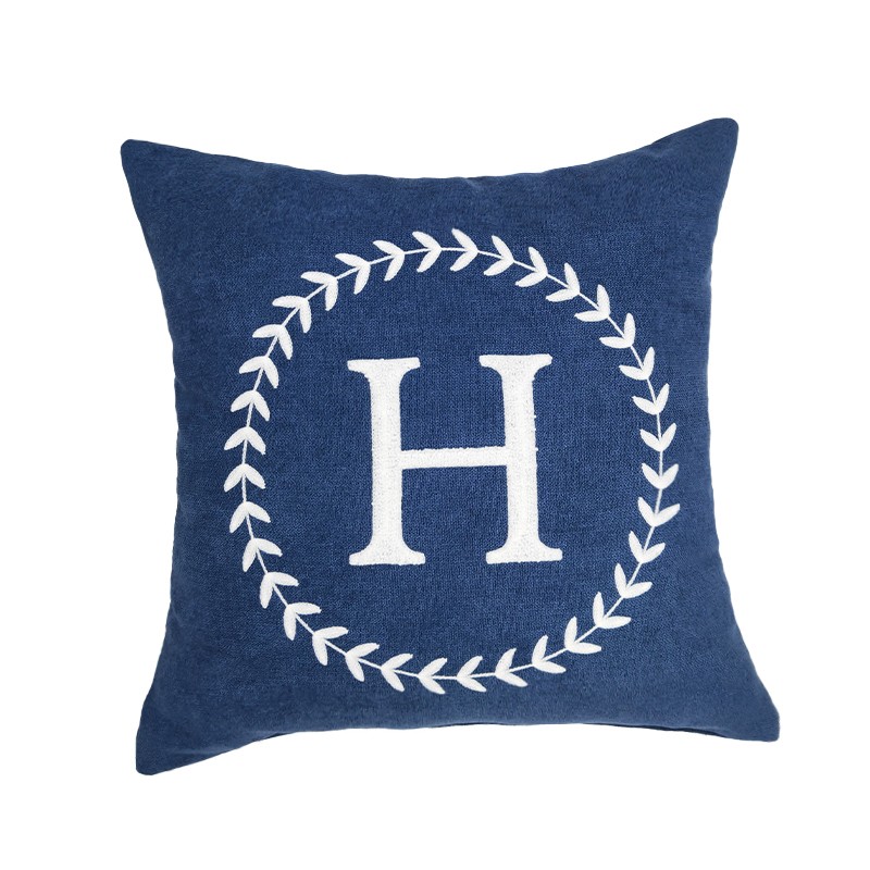 Nordic-style letter-shaped pillow cushion cover, simple and modern sofa office backrest sample room headboard pillow cover detail image 8