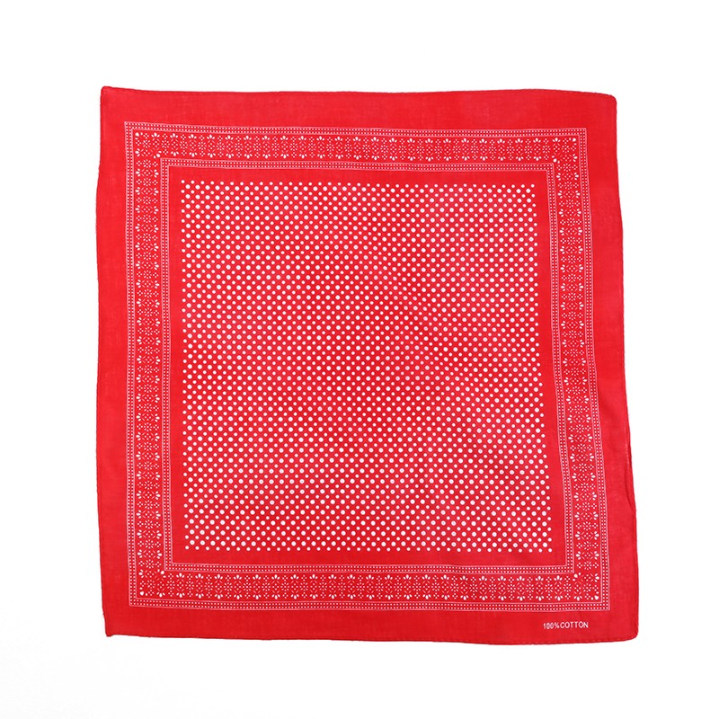 Hao Hao Headscarf Manufacturers Direct For Europe And The United States Men And Women Outdoor Sports Headscarf Hip-Hop All Cotton Polka Dot Small Square Wholesale Magic Headscarf undefined