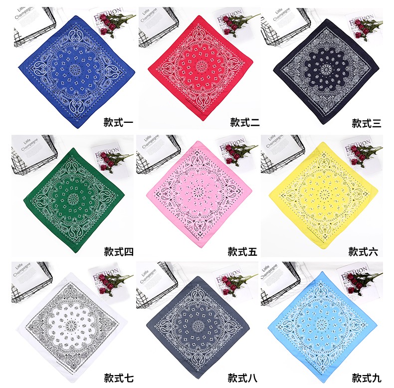 Hao Hao Headscarf Manufacturers Directly For Europe And The United States Men And Women Outdoor Sports Headscarf Hip-Hop Dance Polyester Double Cashew Nut Wholesale Magic Headscarf Item Picture