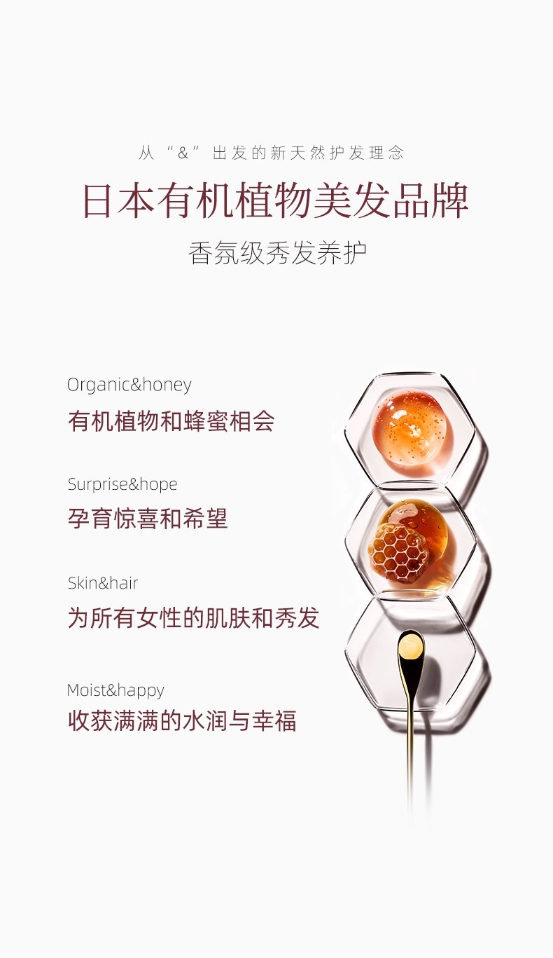 honey安蒂花子滋养洗发水樱花款详情图2