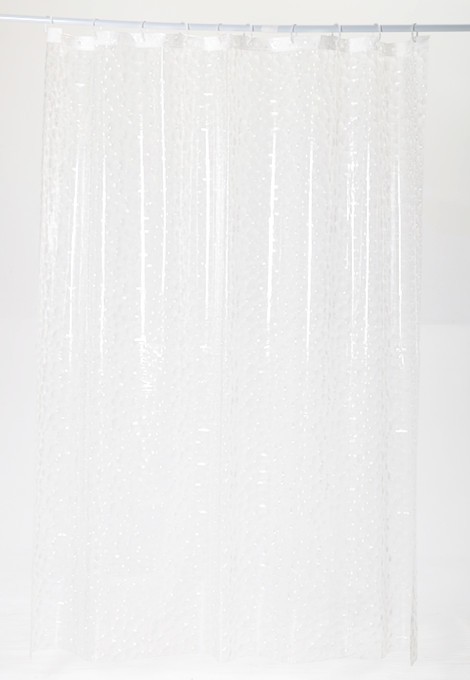 EVA3D卫生间浴帘防水布套装浴室加厚防霉帘子挂帘免打孔淋浴洗澡隔断帘详情图4