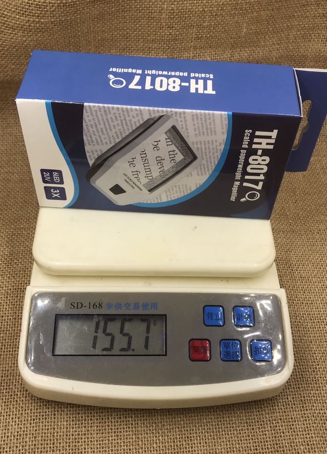 3x desktop desktop handheld with scale 8 light reading magnifier Acrylic HD lens TH8017