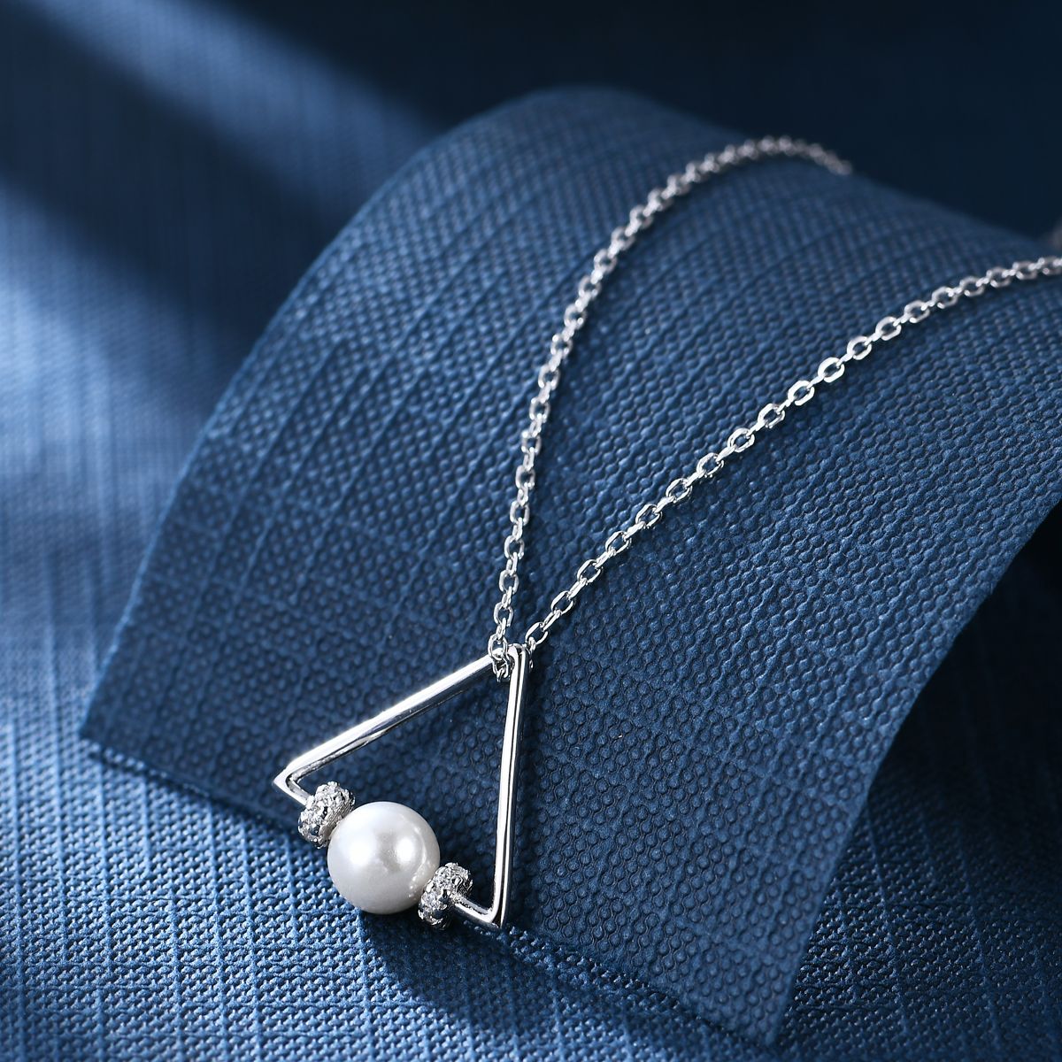 Anton Head Wolf S925 sterling silver niche design Instagram fashion Trend pearl women's Necklace minimum order one piece free shipping