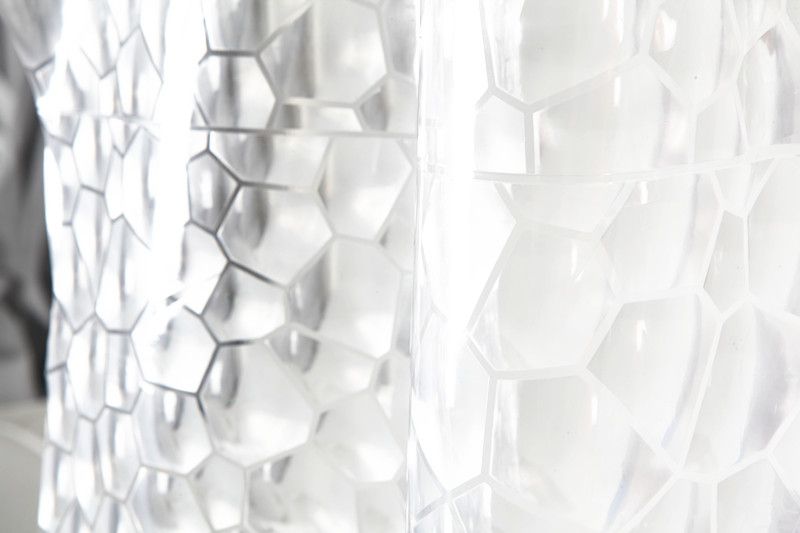 EVA3D卫生间浴帘防水布套装浴室加厚防霉帘子挂帘免打孔淋浴洗澡隔断帘