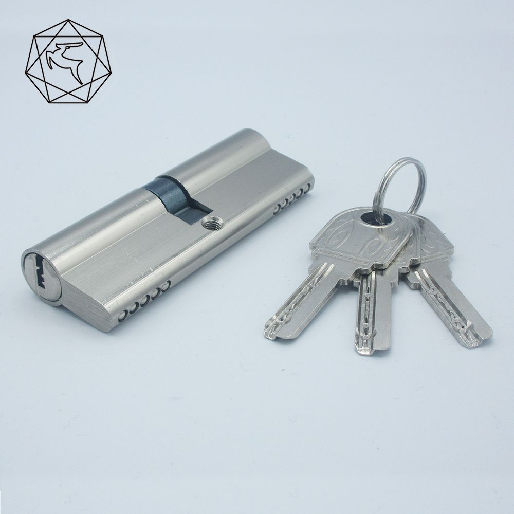 3 computer keys with 90mm aluminum lock cylinder thumbnail