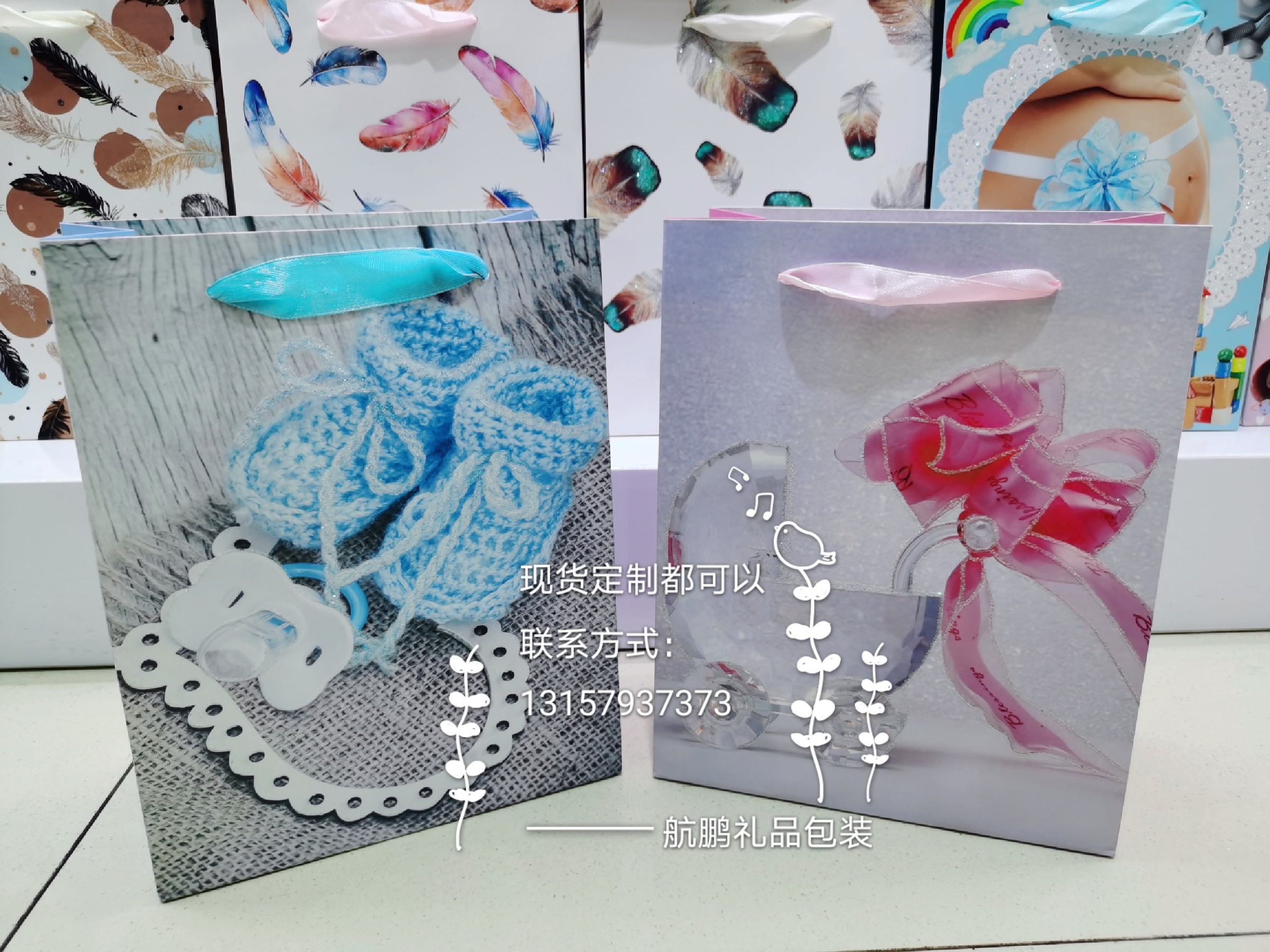 Factory-customized wedding cake boxes, baby one-month-old birth gift boxes, wedding egg gift boxes, child return gifts, souvenir gift boxes and gift bags Specification drawing