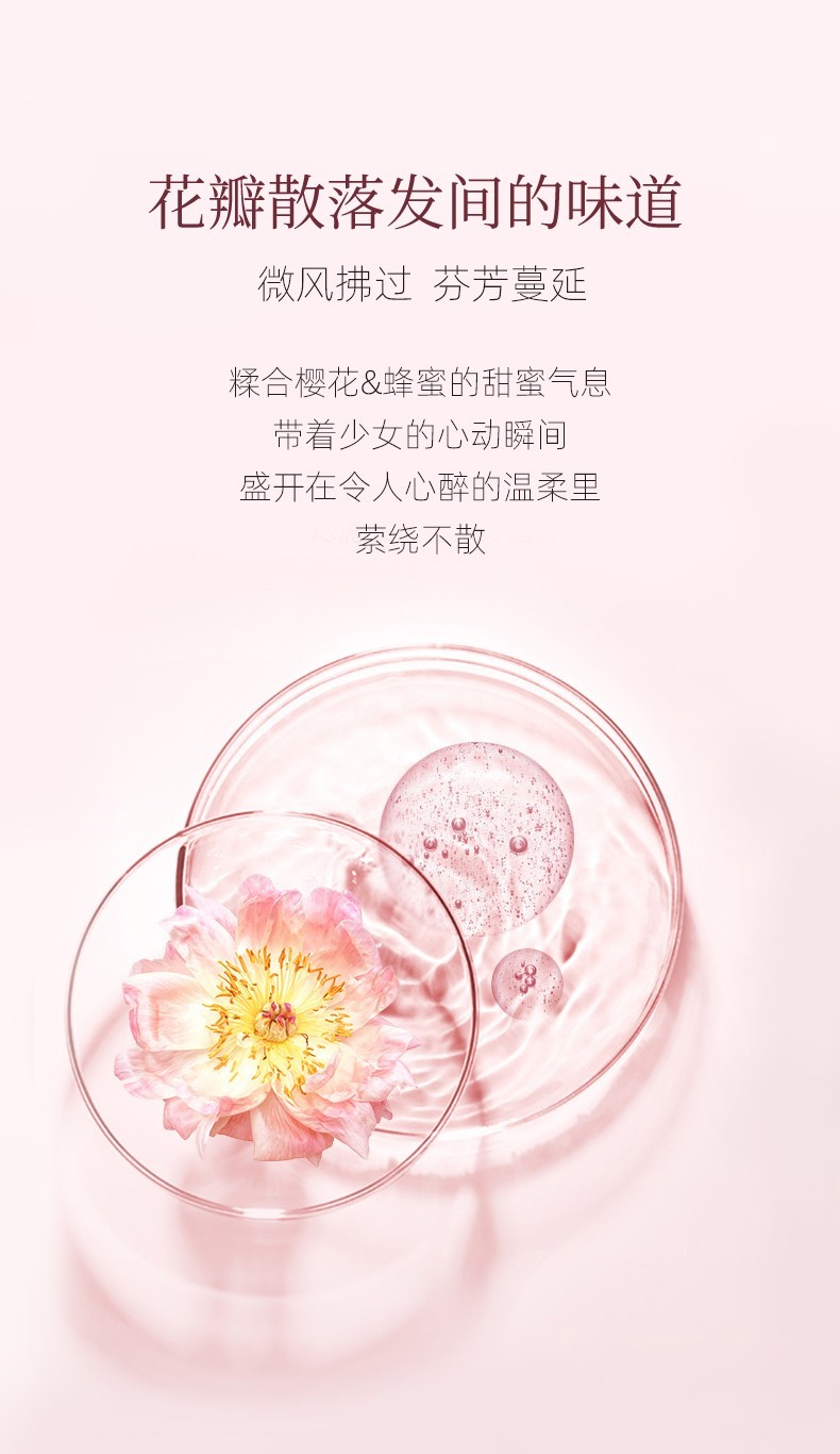 honey安蒂花子滋养洗发水樱花款详情图5