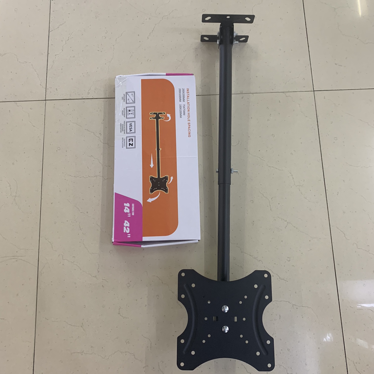 电视机吊架挂架显示屏组合奶茶店广告牌架子适合14-42英寸显示屏