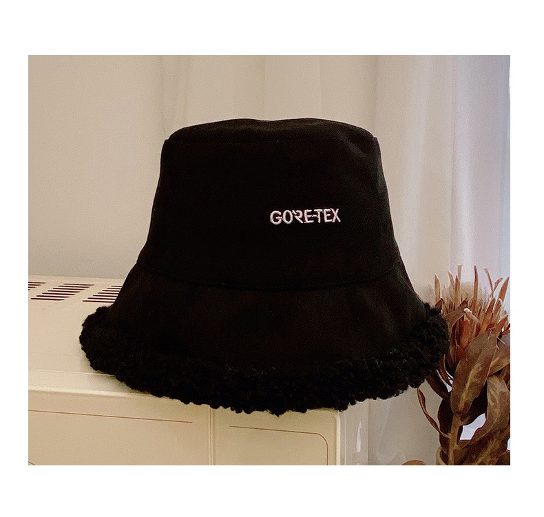 Korean trendy internet-famous sheepskin fisherman's hat, teddy plush sheepskin hat, children's autumn and winter Japanese-style fluffy basin hat, parent-child hat undefined