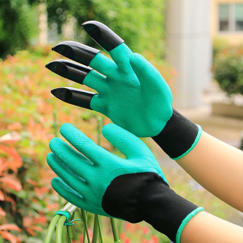 Protective eagle claw gloves, wear-resistant claws for digging soil, comfortable and breathable, anti-slip and waterproof palm, flower and vegetable planting gardening gloves detail image 1