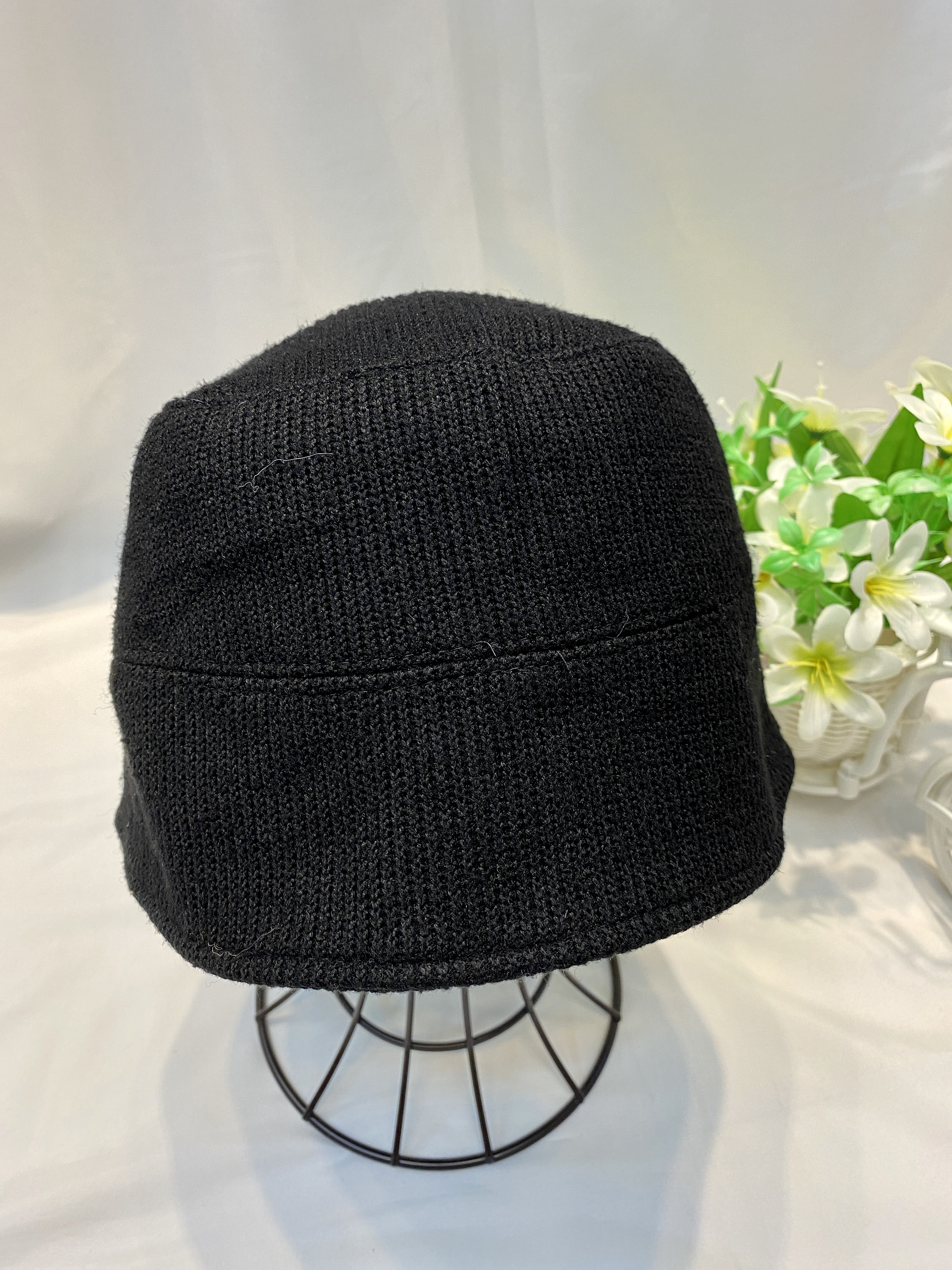 Korean-style knitted hats, women's bucket hats, letter basin hats, trendy, fashionable, casual and versatile hats, men's basin hats detail image 1