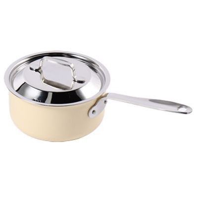 三层不锈钢/单柄汤锅/18cm/粉色/绿色/米色/颜色备注细节图