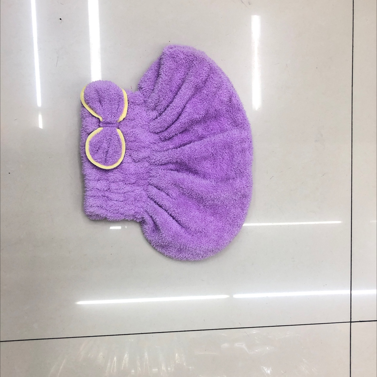 Thickened Dry Hair Hat Bow Female Super Absorbent Quick Drying Portable Hair Scarf