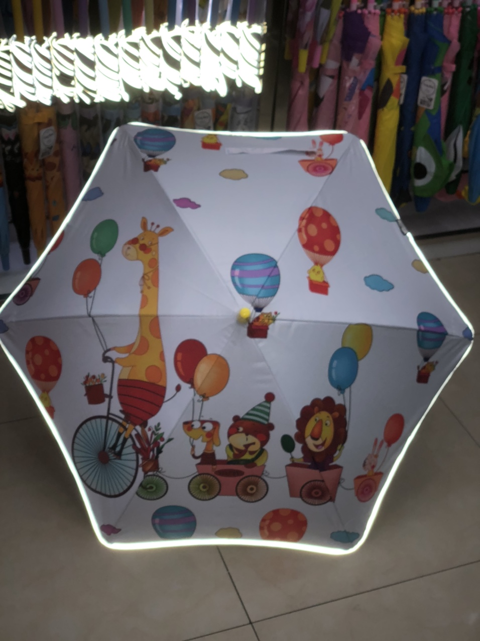 防戳安全圆角伞