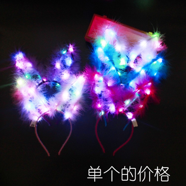 Concert support glowing props: glowing headbands, shining star sticks, fluorescent sticks, and heart sticks detail image 8