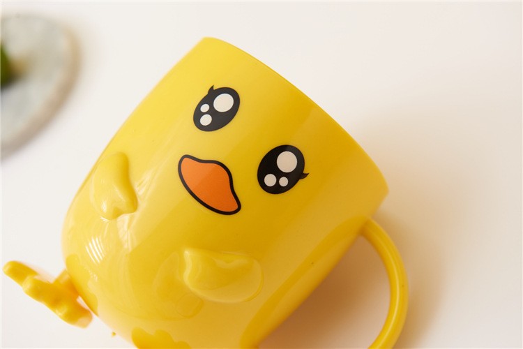 Household Little Yellow duck children's cups detail image 8