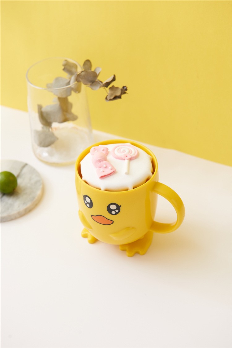Household Little Yellow duck children's cups detail image 6
