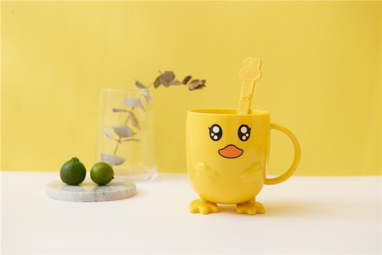 Household Little Yellow duck children's cups detail image 7