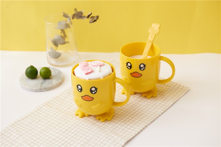 Household Little Yellow duck children's cups detail image 4