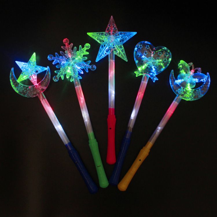 Concert support glowing props: glowing headbands, shining star sticks, fluorescent sticks, and heart sticks details Picture
