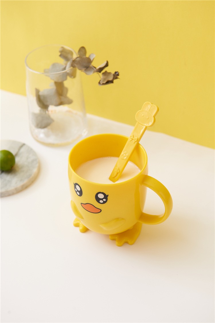 Household Little Yellow duck children's cups detail image 5