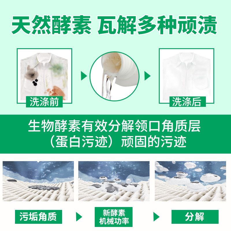 台湾多益得酵素洁净蛋白洗衣精2000ml详情图3