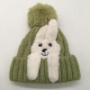2020 Cute and adorable rabbit watermelon hat, sweet and girlish knitted hat, women's knitted woolen hat undefined