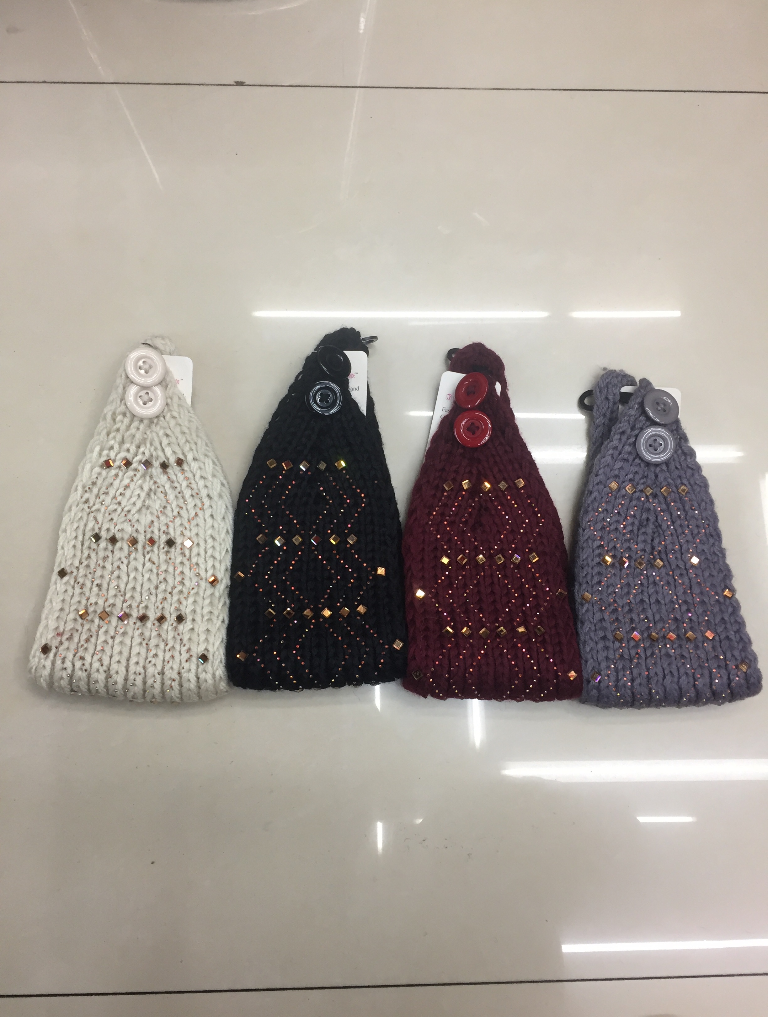 With Diamond Gold Headband details Picture
