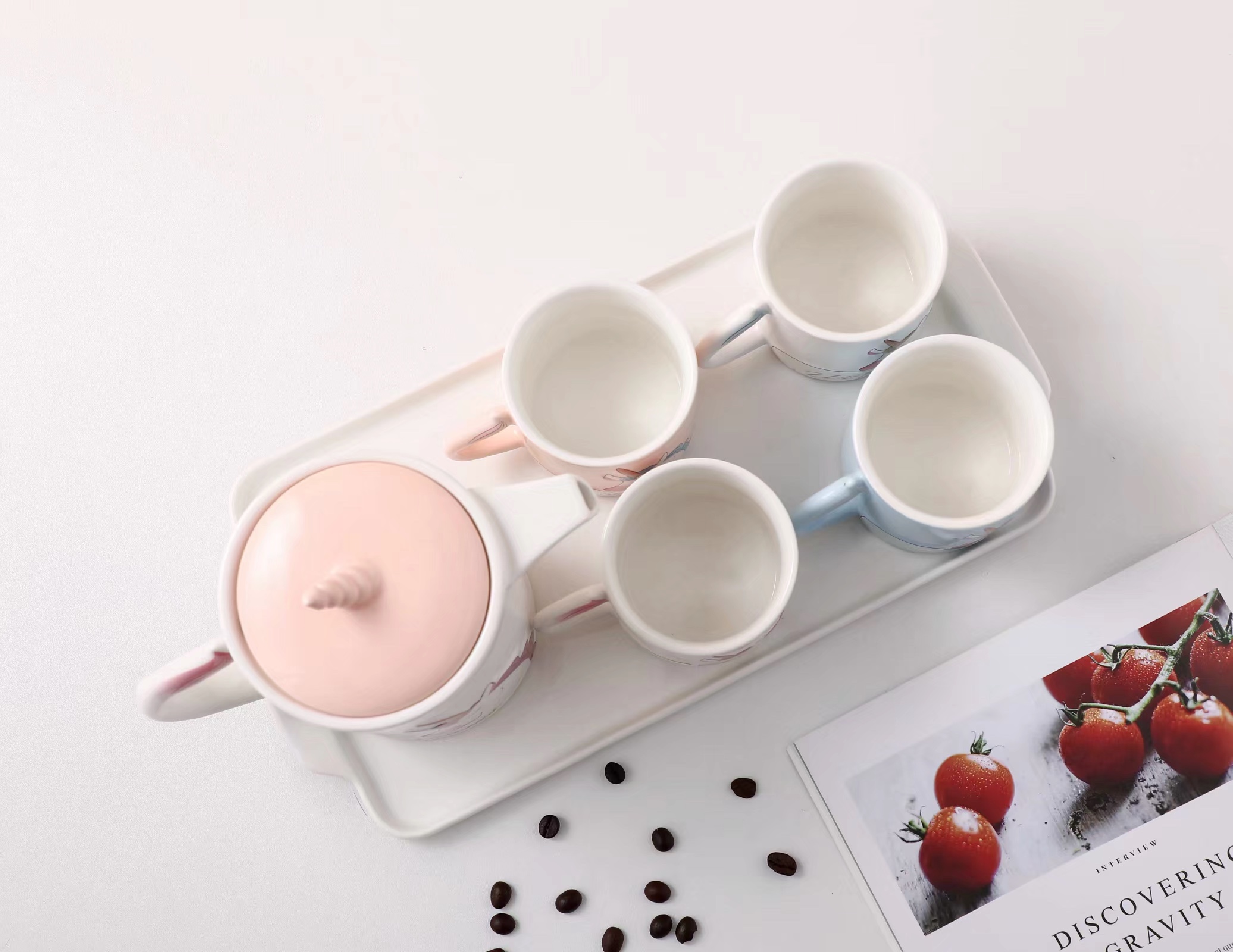 创意独角兽🦄️陶瓷水具详情图9