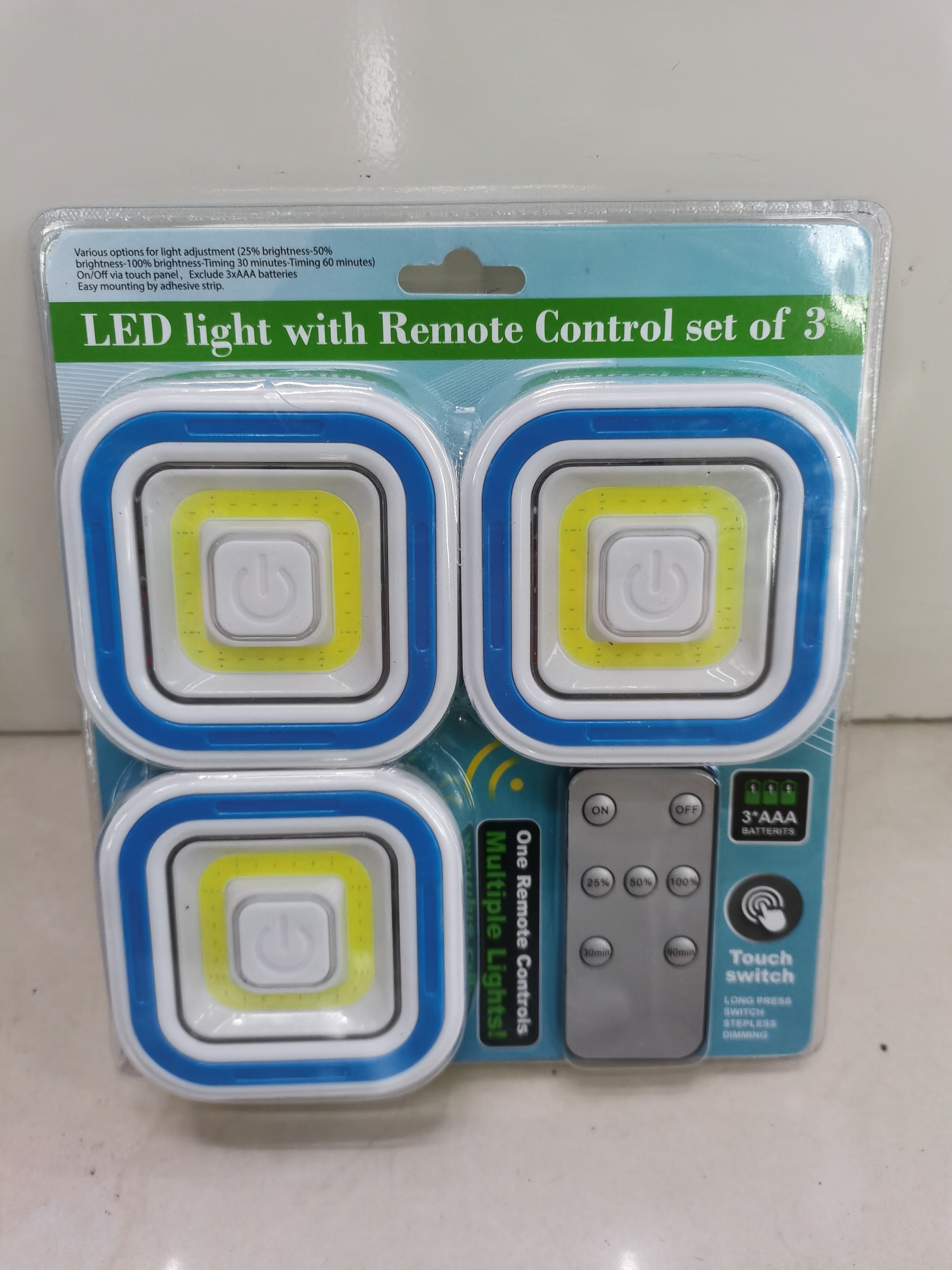 新款COB遥控灯，橱柜灯，小夜灯，壁灯楼道灯，触摸灯详情图2