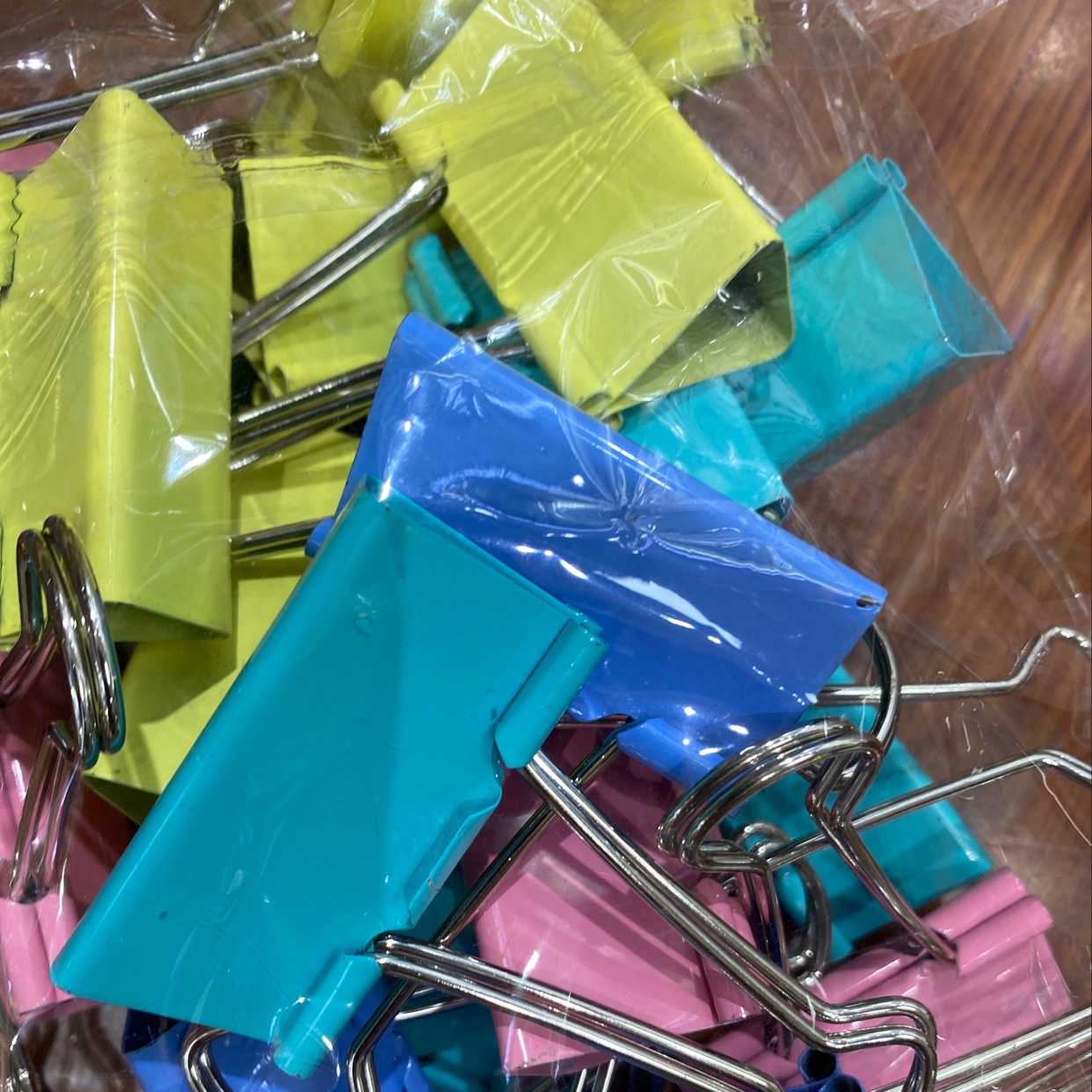 51 Long-tail clip mixed set, large clip, stationery, small multi-functional book clip, test paper clip, swallowtail clip, phoenix tail clip, file clip, stationery ticket clip, office supplies, metal small clip for fixation
