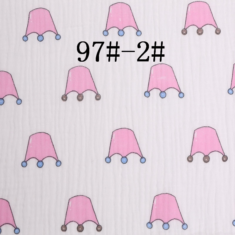 双层纱布双层绉布全棉纱布双层绉布印花绉布印花纱布全棉印花绉布防蚊裤睡衣家居服睡裙婴童母婴儿童纯棉面料详情图13