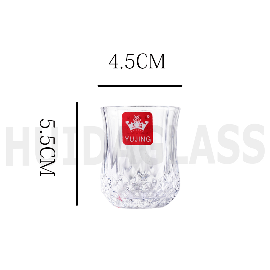 Yiwu Good Goods Huida Glass 4.5*5.5Cm Glass Wine Cup Yjsk-3800 Application Scenario