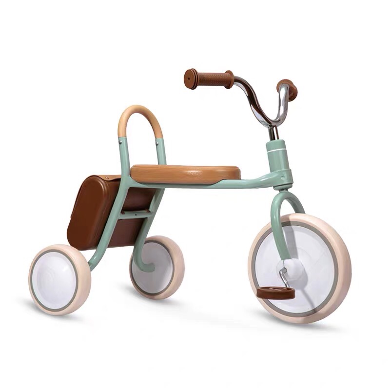 Kidpop Classic Children's tricycle two-three-four year old cowhide satchel Japanese nostalgia (shipped in late November) thumbnail