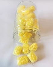 10颗桶装清新花果香型 黄色 柔顺留香珠 持久留香 洗衣香珠