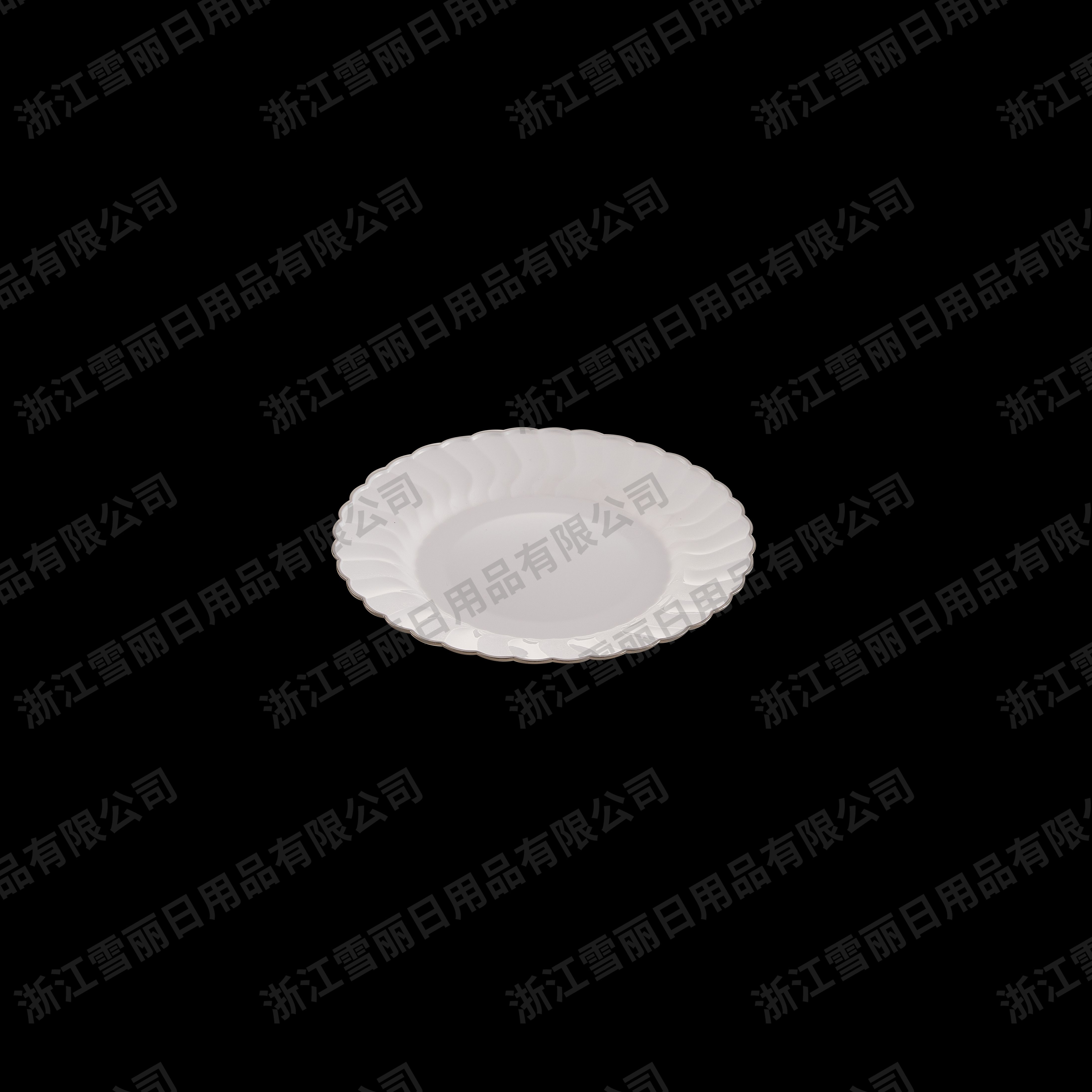 Plastic plate, disposable plastic plate, PS plate, 6 inch plastic plate, Birthday supplies plate, birthday party plate imitation ceramic plastic plate lace