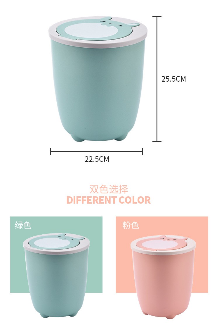 Desktop multi-functional, sturdy and durable classified trash can detail image 4
