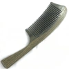 Natural wood green sandalwood comb, long handle, fine-toothed comb, straight hair comb, anti-static massage comb undefined