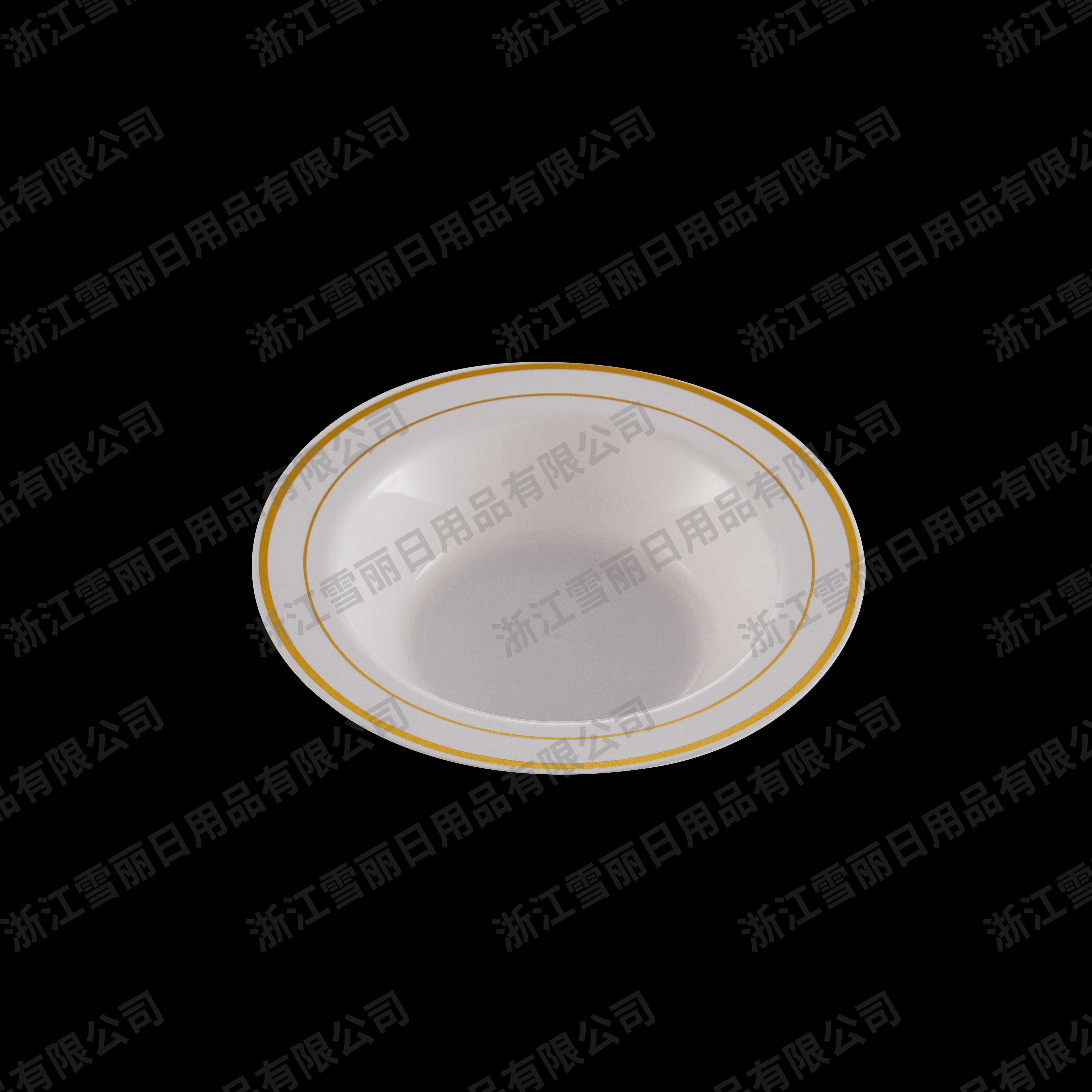 Plastic Plate, Disposable Plastic Plate, Ps Plate, 7 Inch Plastic Bowl, Birthday Supplies Plate, Birthday Party Plate Imitation Ceramic Plastic Plate Double Line