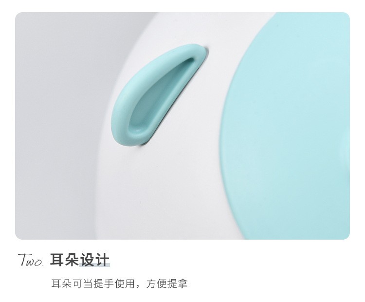 Creative cartoon cute pig desktop trash can, push-type large-capacity multi-functional compact classified trash can detail image 7