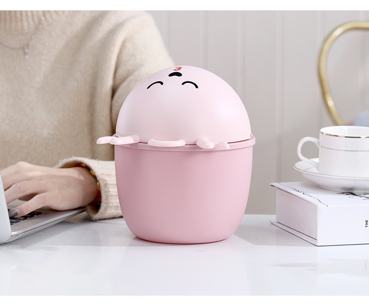 Cartoon Deer compact desktop multi-functional trash can detail image 15