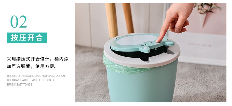 Desktop multi-functional, sturdy and durable classified trash can detail image 6